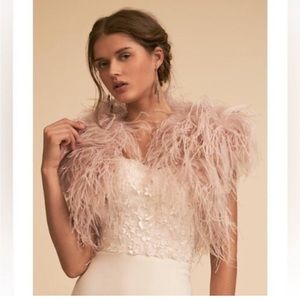 BHLDN Ivy & Aster Feather Shrug